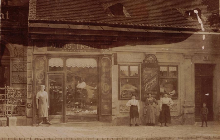 Hutgeschäft August Frech In Wien Vor 1900